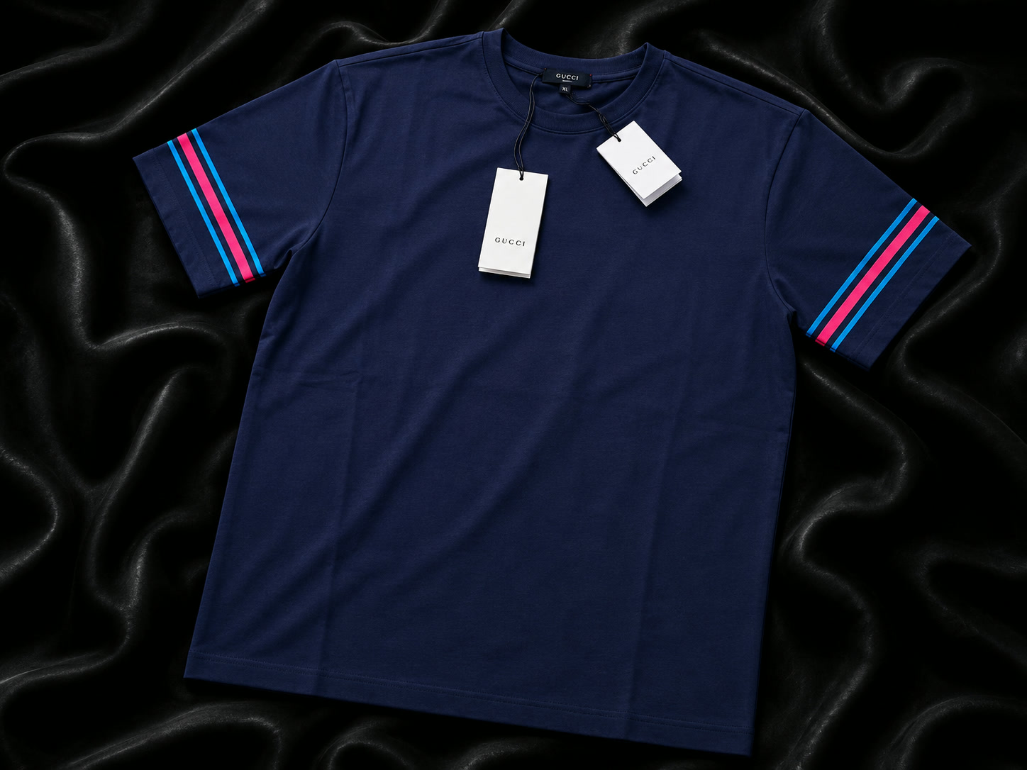 Web Stripe Sleeve Tee