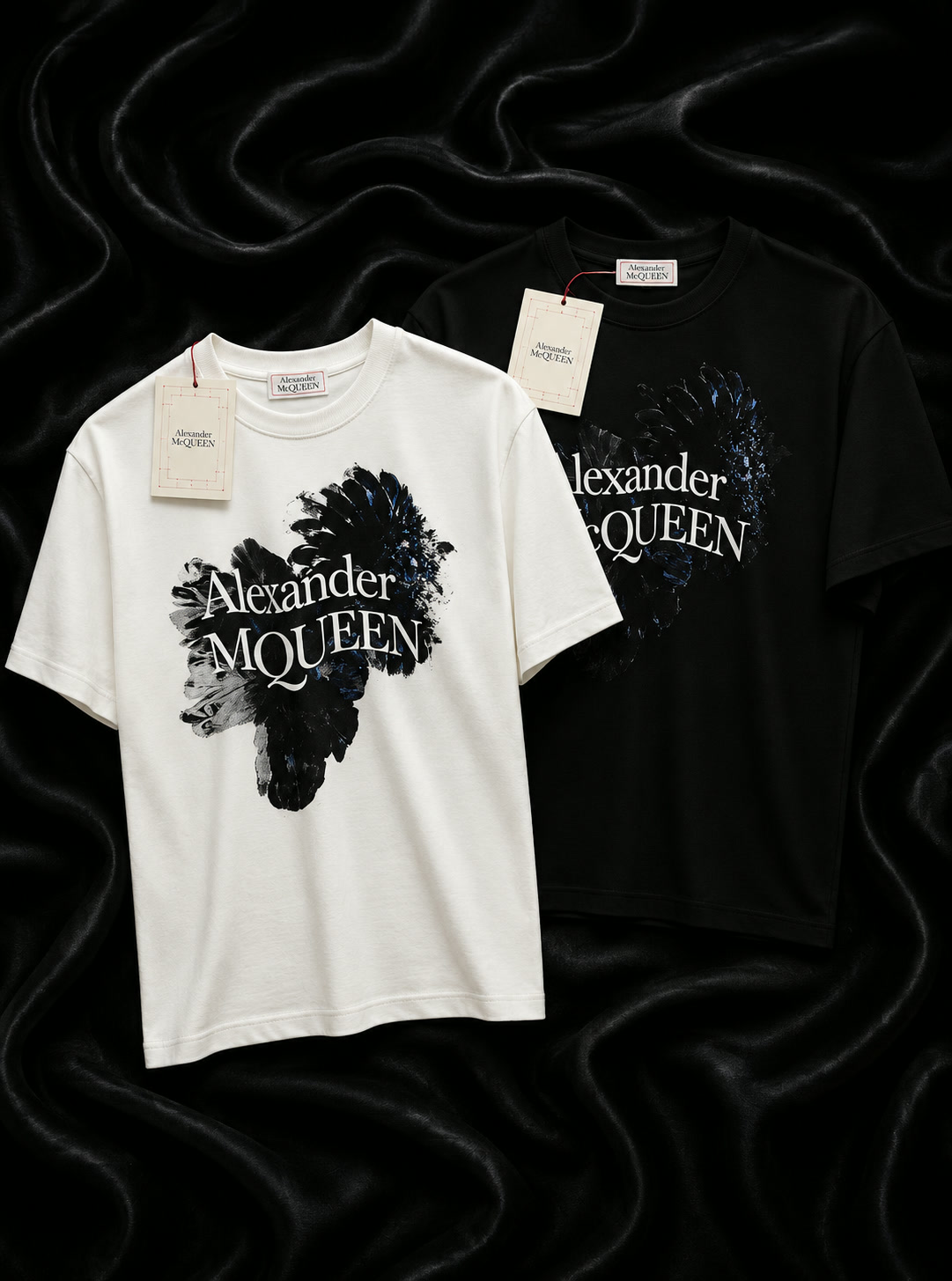 Feather Print Logo Tee